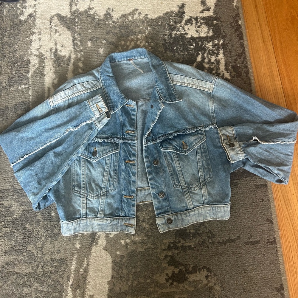 Free People Oversized Denim Jacket